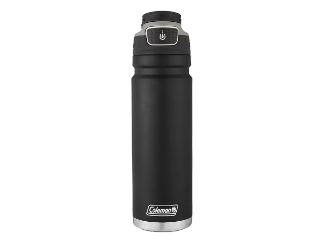 Coleman Freeflow Autoseal Insulated Stainless Steel Water Bottle, 24oz, Caribbean Sea